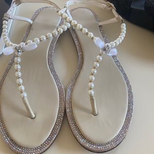 Italian made sandals. Purchased in Italy.